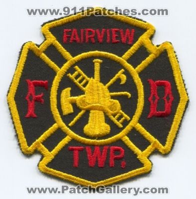 Fairview Township Fire Department Patch (UNKNOWN STATE)
Scan By: PatchGallery.com
Keywords: twp. dept. fd