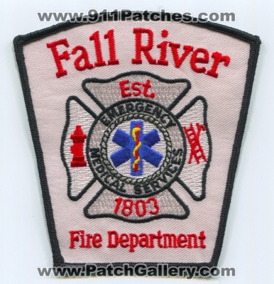 Fall River Fire Department EMS Patch (Massachusetts)
Scan By: PatchGallery.com
Keywords: dept. emergency medical services