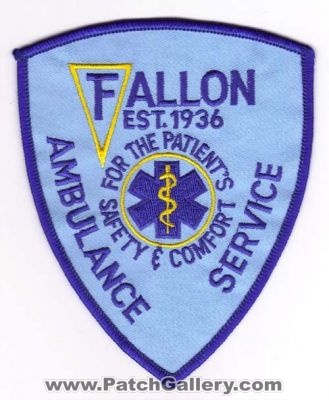 Fallon Ambulance Service
Thanks to Michael J Barnes for this scan.
Keywords: massachusetts ems