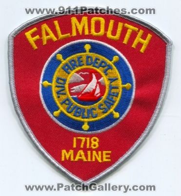 Falmouth Fire Department Division Public Safety (Maine)
Scan By: PatchGallery.com
Keywords: dept. div. of dps