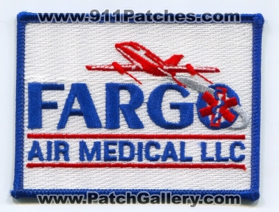 Fargo Air Medical LLC Patch (North Dakota)
Scan By: PatchGallery.com
Keywords: ems air medical airplane ambulance