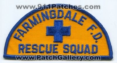 Farmingdale Fire Department Rescue Squad (New York)
Scan By: PatchGallery.com
Keywords: dept. f.d. fd