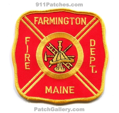 Farmington Fire Department Patch (Maine)
Scan By: PatchGallery.com
Keywords: dept.
