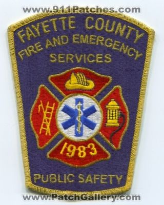 Fayette County Fire and Emergency Services Department Public Safety (Georgia)
Scan By: PatchGallery.com
Keywords: co. dept. dps