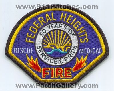 Federal Heights Fire Department Patch (Colorado)
[b]Scan From: Our Collection[/b]
Keywords: dept. rescue medical