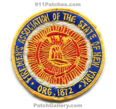 Firemens Association of the State of New York Patch (New York)
Scan By: PatchGallery.com
Keywords: assoc. assn. fire org. 1872
