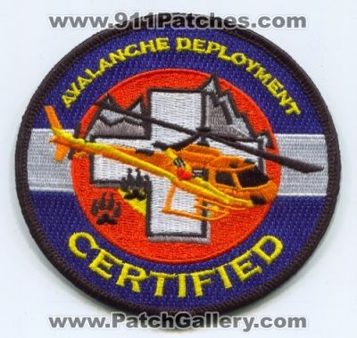Flight for Life Colorado Avalanche Deployment Certified Patch (Colorado)
[b]Scan From: Our Collection[/b]
[b]Patch Made By: 911Patches.com[/b]
Keywords: ffl air medical helicopter ems ski patrol