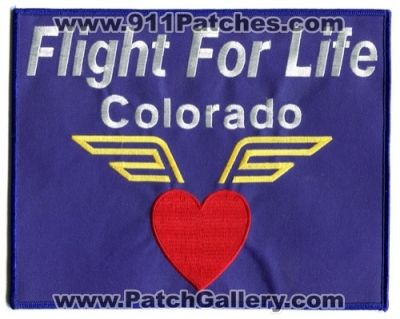 Flight For Life Colorado Patch (Colorado) (Jacket Back Size)
[b]Scan From: Our Collection[/b]
Keywords: ems air medical helicopter medevac ambulance