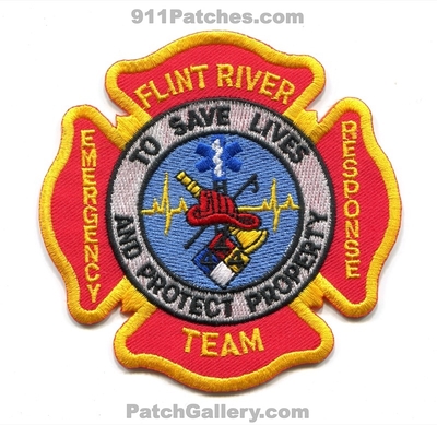 Flint River Emergency Response Team ERT Fire Department Patch (Georgia)
Scan By: PatchGallery.com
Keywords: rescue ems hazmat haz-mat to save lives and protect property