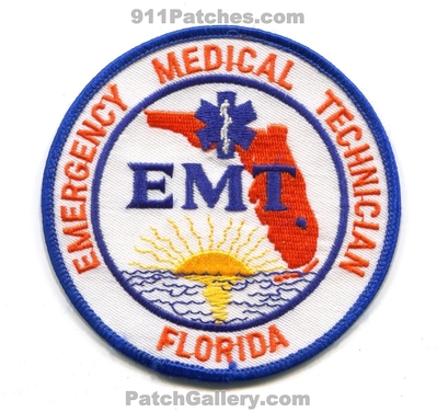 Florida State Emergency Medical Technician EMT EMS Patch (Florida)
Scan By: PatchGallery.com
Keywords: services ambulance
