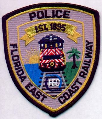 Florida East Coast Railway Police
Thanks to EmblemAndPatchSales.com for this scan.
