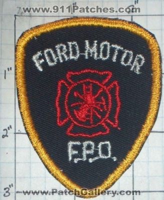 Ford Motor Fire Protection District (UNKNOWN STATE)
Thanks to swmpside for this picture.
Keywords: f.p.d. fpd f.p.o. fpo