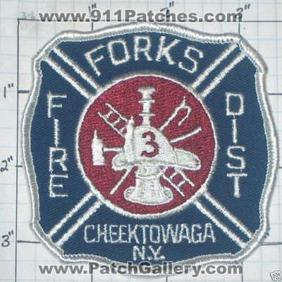 Forks Fire District 3 (New York)
Thanks to swmpside for this picture.
Keywords: dist. cheektowaga n.y.