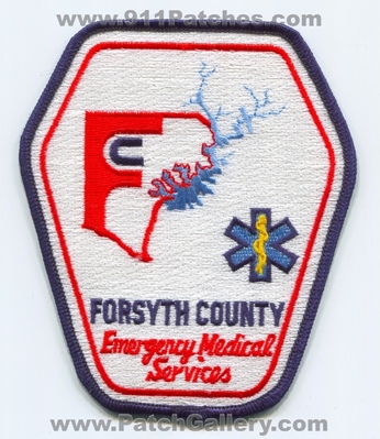 Forsyth County Emergency Medical Services EMS Patch (Georgia)
Scan By: PatchGallery.com
Keywords: co. ambulance emt paramedic