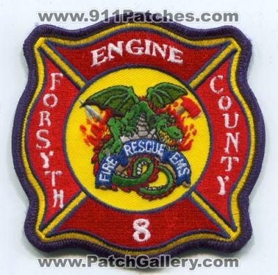 Forsyth County Fire Department Engine 8 (Georgia)
Scan By: PatchGallery.com
Keywords: dept. company station rescue ems