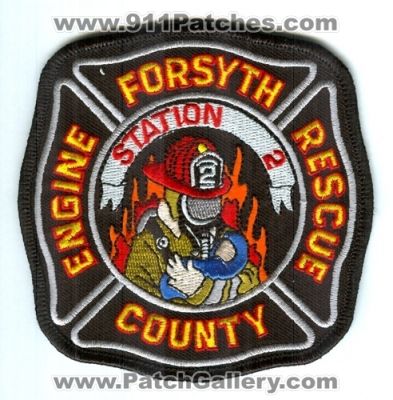 Forsyth County Fire Department Station 2 (Georgia)
Scan By: PatchGallery.com
Keywords: dept. engine rescue
