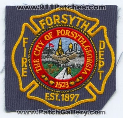 Forsyth Fire Department (Georgia)
Scan By: PatchGallery.com
Keywords: dept. the city of