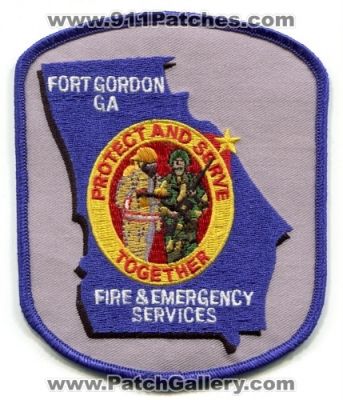 Fort Gordon Fire and Emergency Services Department (Georgia)
Scan By: PatchGallery.com
Keywords: ft. dept. us army military ga