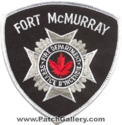 Fort McMurray Fire Department (Canada AB)
Thanks to zwpatch.ca for this scan.
Keywords: ft