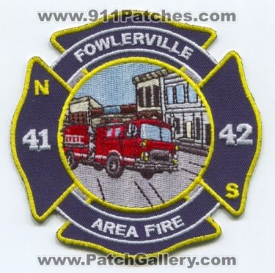 Fowlerville Area Fire Department (Michigan)
Scan By: PatchGallery.com
Keywords: dept. 41 42