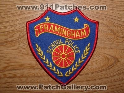 Framingham School Police Department (UNKNOWN STATE)
Picture By: PatchGallery.com
Keywords: dept.