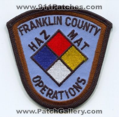 Franklin County Haz Mat Operations (UNKNOWN STATE)
Scan By: PatchGallery.com
Keywords: co. haz-mat hazmat hazardous materials fire department dept.