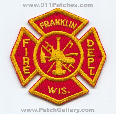 Franklin Fire Department Patch (Wisconsin)
Scan By: PatchGallery.com
Keywords: dept. wis.