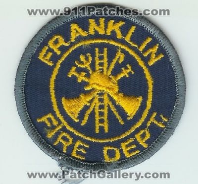 Franklin Fire Department (UNKNOWN STATE)
Thanks to Mark C Barilovich for this scan.
Keywords: dept.