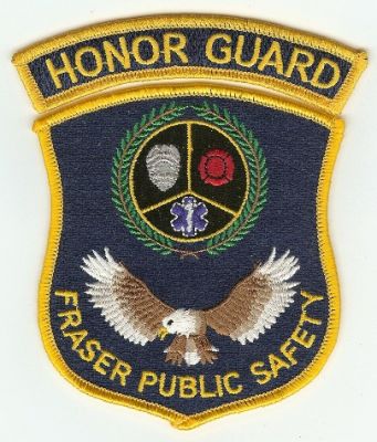 Fraser Public Safety Honor Guard
Thanks to PaulsFirePatches.com for this scan.
Keywords: michigan fire