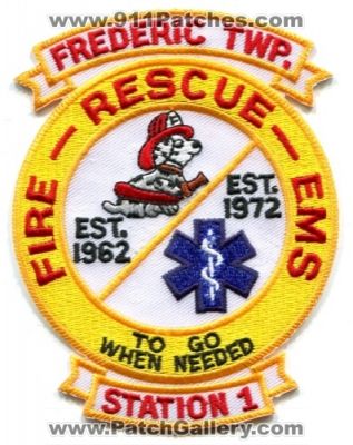 Frederic Township Fire Rescue EMS Department Station 1 (Michigan)
Scan By: PatchGallery.com
Keywords: twp. dept.