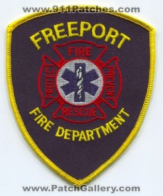 Freeport Fire Rescue Department (UNKNOWN STATE)
Scan By: PatchGallery.com
Keywords: dept. protect prevent