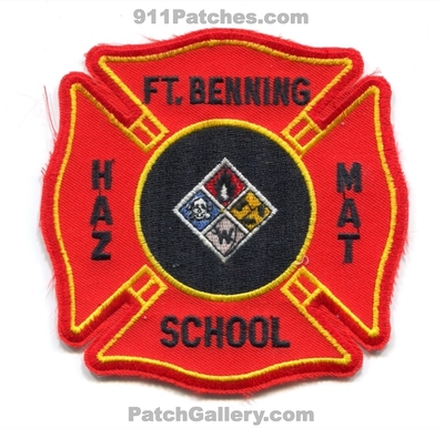 Fort Benning Fire Department HazMat School US Army Military Patch (Georgia)
Scan By: PatchGallery.com
Keywords: ft. dept. haz-mat hazardous materials