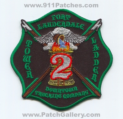 Fort Lauderdale Fire Rescue Department Station 2 Patch (Florida)
Scan By: PatchGallery.com
Keywords: Ft. Dept. Tower Ladder Company Co. Downtown Trucking Company