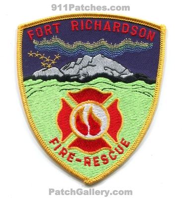 Fort Richardson Fire Rescue Department US Army Military Patch (Alaska)
Scan By: PatchGallery.com
Keywords: ft. dept.
