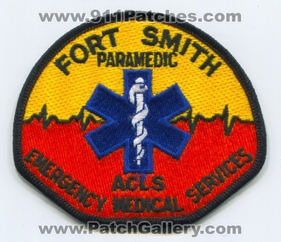 Fort Smith Emergency Medical Services EMS Paramedic Patch (Arkansas)
Scan By: PatchGallery.com
Keywords: ft. acls ambulance