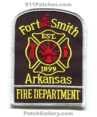 Fort Smith Fire Department Patch (Arkansas)
Scan By: PatchGallery.com
Keywords: ft. dept. est. 1899