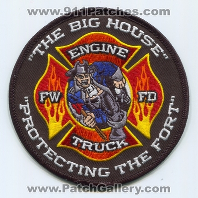 Fort Wayne Fire Department Station 1 Patch (Indiana)
Scan By: PatchGallery.com
Keywords: FWFD F.W.F.D. Ft. Dept. Engine Truck Company Co. "The Big House" "Protecting the Fort"