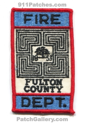 Fulton County Fire Department Patch (Georgia)
Scan By: PatchGallery.com
Keywords: co. dept. 1853