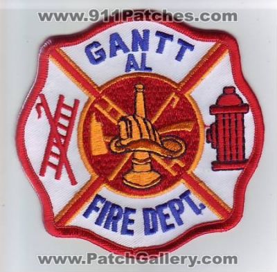 Gantt Fire Department (Alabama)
Thanks to Dave Slade for this scan.
Keywords: dept.