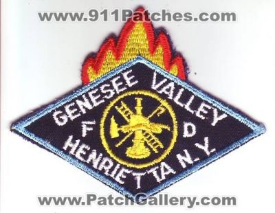 Genesse Valley Fire Department (New York)
Thanks to Dave Slade for this scan.
Keywords: dept. fd henrietta n.y.