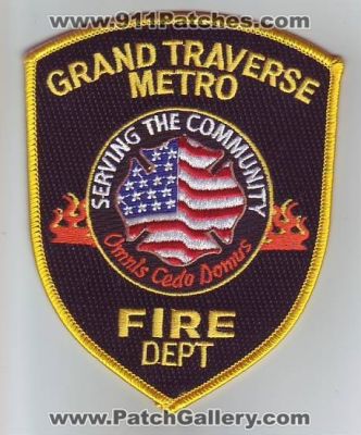 Grand Traverse Metro Fire Department (Michigan)
Thanks to Dave Slade for this scan.
Keywords: dept.