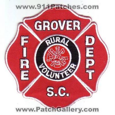 Grover Rural Volunteer Fire Department (South Carolina)
Thanks to Dave Slade for this scan.
Keywords: dept. s.c.