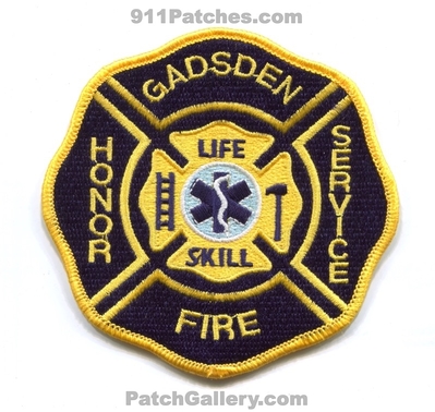 Gadsden Fire Department Patch (Alabama)
Scan By: PatchGallery.com
Keywords: dept. honor service life skill ems ambulance