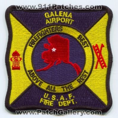 Galena Airport Fire Department (Alaska)
Scan By: PatchGallery.com
Keywords: dept. usaf military u.s.a.f. firefighters best above the rest