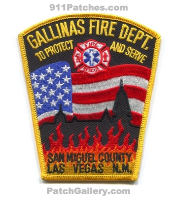 Gallinas Fire Rescue Department San Miguel County Las Vegas Patch (New Mexico)
Scan By: PatchGallery.com
Keywords: dept. co. to protect and serve