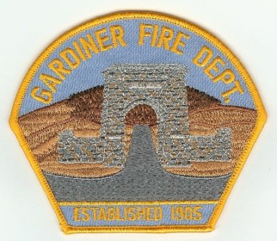 Gardiner Fire Dept
Thanks to PaulsFirePatches.com for this scan.
Keywords: montana department