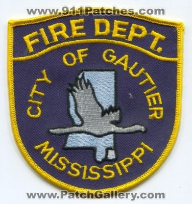 Gautier Fire Department (Mississippi)
Scan By: PatchGallery.com
Keywords: city of dept.