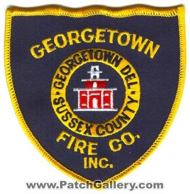 Georgetown Fire Company Inc Patch (Delaware)
[b]Scan From: Our Collection[/b]
County: Sussex
