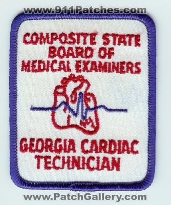 Georgia State Cardiac Technician (Georgia)
Thanks to Mark C Barilovich for this scan.
Keywords: ems composite state board of medical examiners