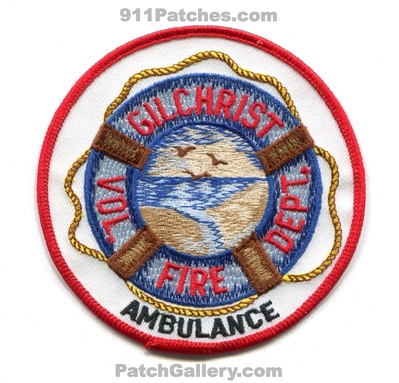 Gilchrist Volunteer Fire Department Ambulance Patch (Texas)
Scan By: PatchGallery.com
Keywords: vol. dept.